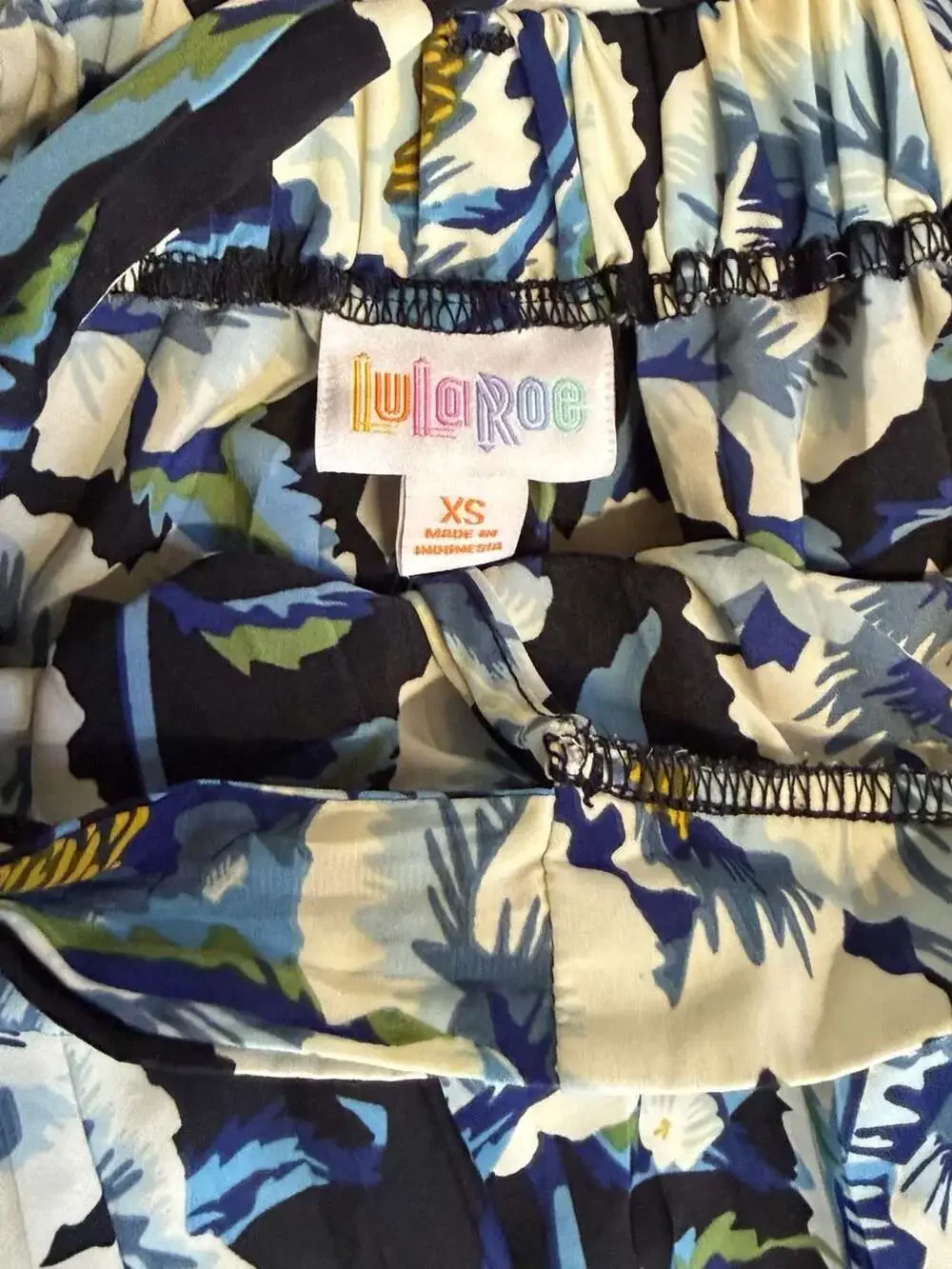 LuLaRoe Floral Pleated Midi Skirt - Picture 3 of 3